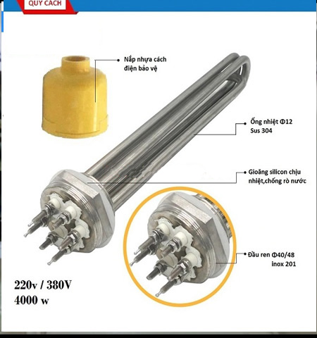 CỤM NHIỆT REN 40/48